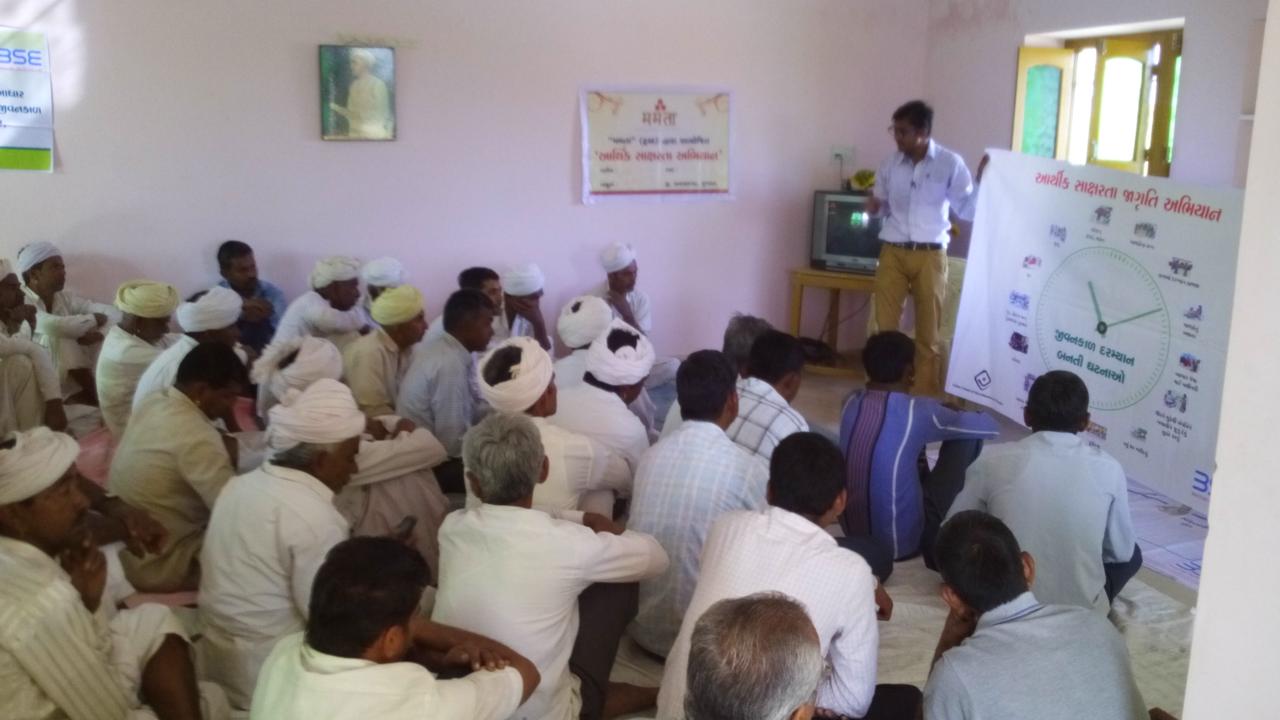 Farmer orientation and community training sessions.